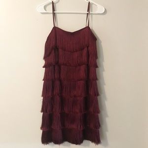 ASOS Red Fringe Dress
